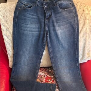 Kensie Dark Blue curvy boot jeans